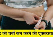 पेट की चर्बी कम करने की एक्सरसाइज – Belly Fat Reduction Exercise पेट की चर्बी कम करने की एक्सरसाइज – Belly Fat Reduction Exercise